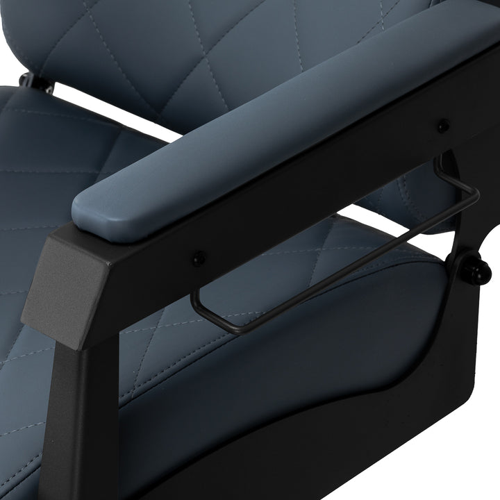 Fauteuil Barbier Gabbiano Bruno Bleu-Noir - image 7