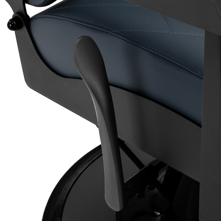 Fauteuil Barbier Gabbiano Bruno Bleu-Noir - image 8