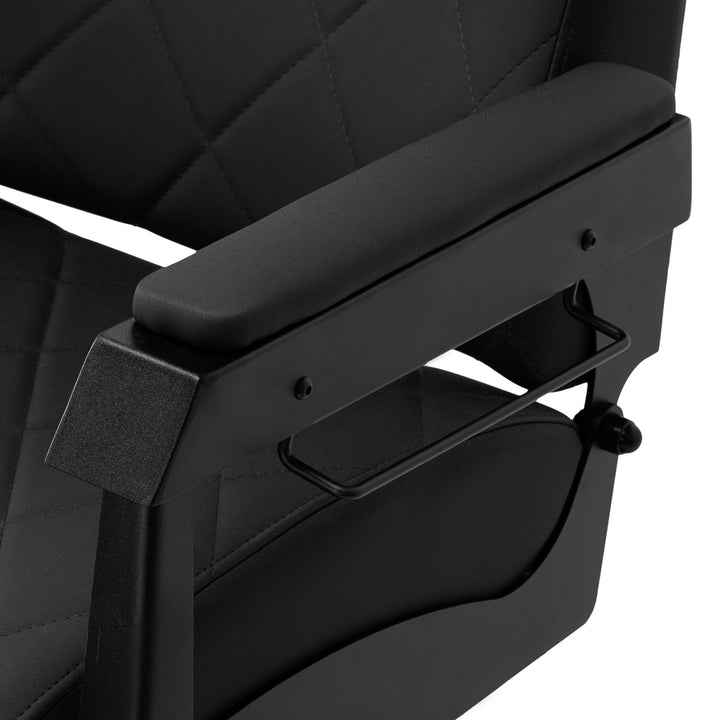 Fauteuil Barbier Gabbiano Bruno Noir-Noir - image 7