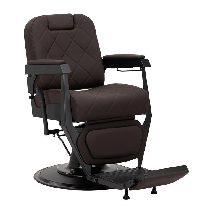 Fauteuil Barbier Gabbiano Bruno Marron-Noir