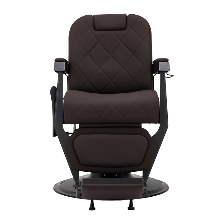 Fauteuil Barbier Gabbiano Bruno Marron-Noir - image 2