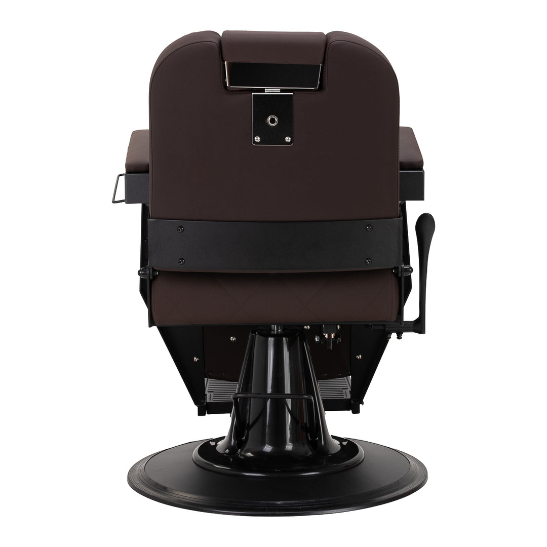 Fauteuil Barbier Gabbiano Bruno Marron-Noir - image 3
