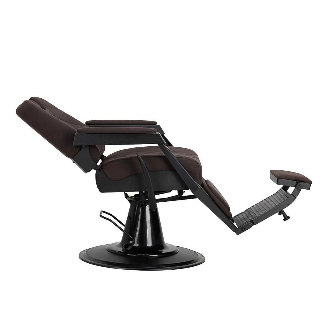 Fauteuil Barbier Gabbiano Bruno Marron-Noir - image 5