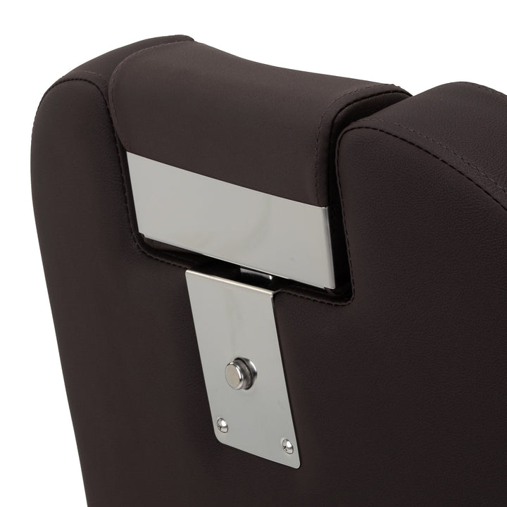 Fauteuil Barbier Gabbiano Bruno Marron-Noir - image 10