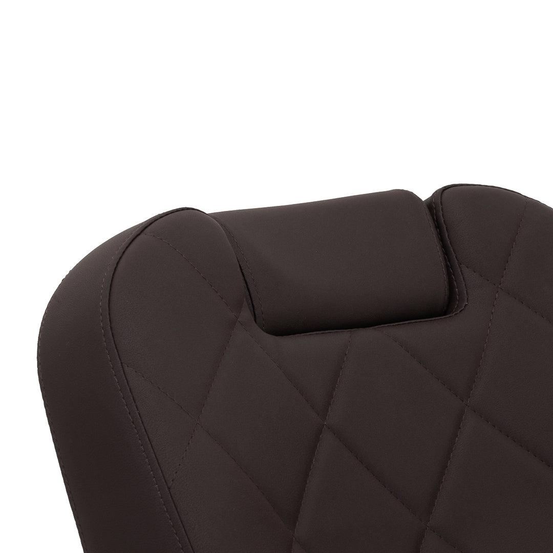 Fauteuil Barbier Gabbiano Bruno Marron-Noir - image 11
