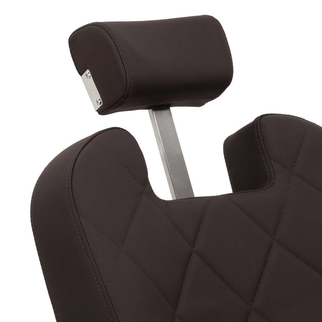 Fauteuil Barbier Gabbiano Bruno Marron-Noir - image 12