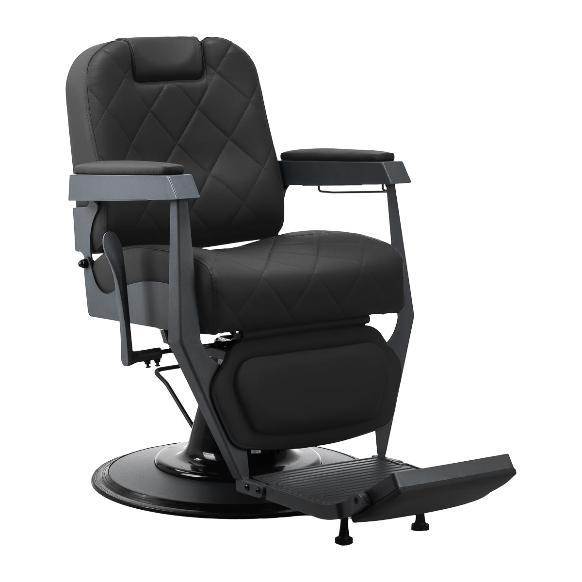 Fauteuil Barbier Gabbiano Bruno Noir-Gris