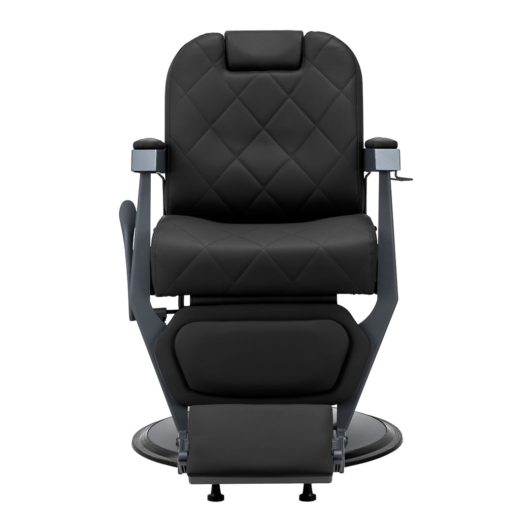 Fauteuil Barbier Gabbiano Bruno Noir-Gris - image 4