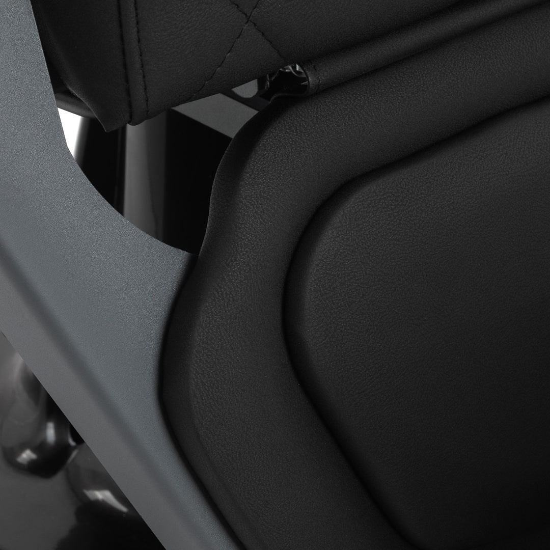 Fauteuil Barbier Gabbiano Bruno Noir-Gris - image 13