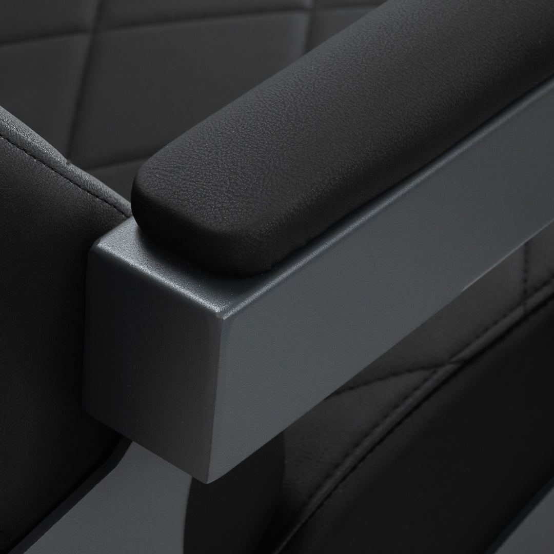 Fauteuil Barbier Gabbiano Bruno Noir-Gris - image 15