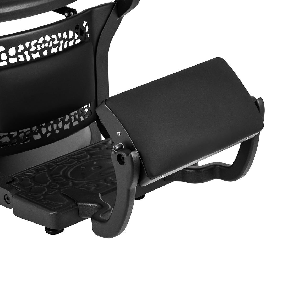Fauteuil Barbier Gabbiano Niccolo Noir‑Noir sans Boutons - image 6