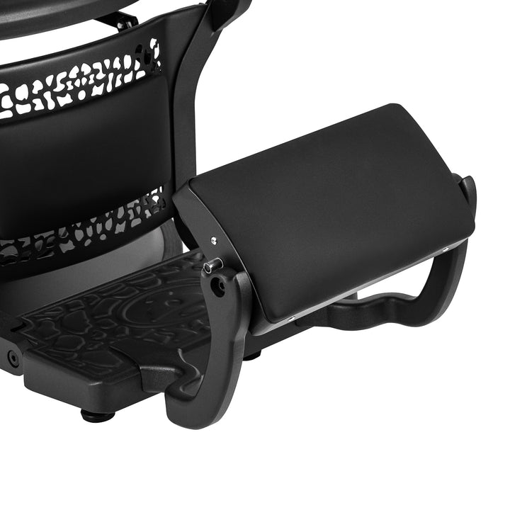Fauteuil Barbier Gabbiano Niccolo Noir‑Noir sans Boutons - image 6