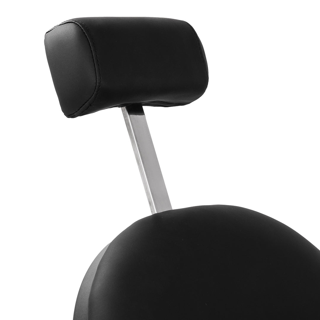 Fauteuil Barbier Gabbiano Niccolo Noir‑Noir sans Boutons - image 15
