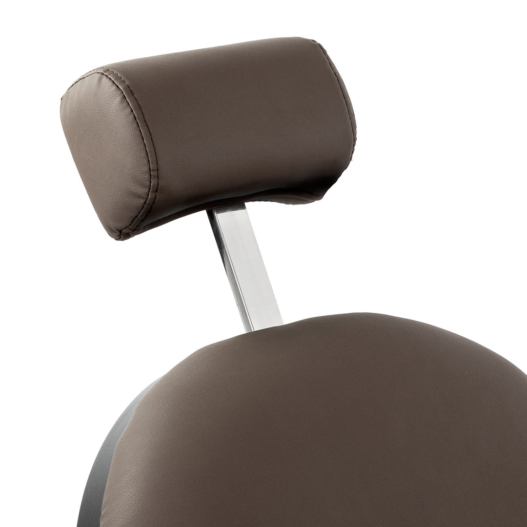 Fauteuil Barbier Gabbiano Niccolo Marron‑Noir sans Boutons - image 15