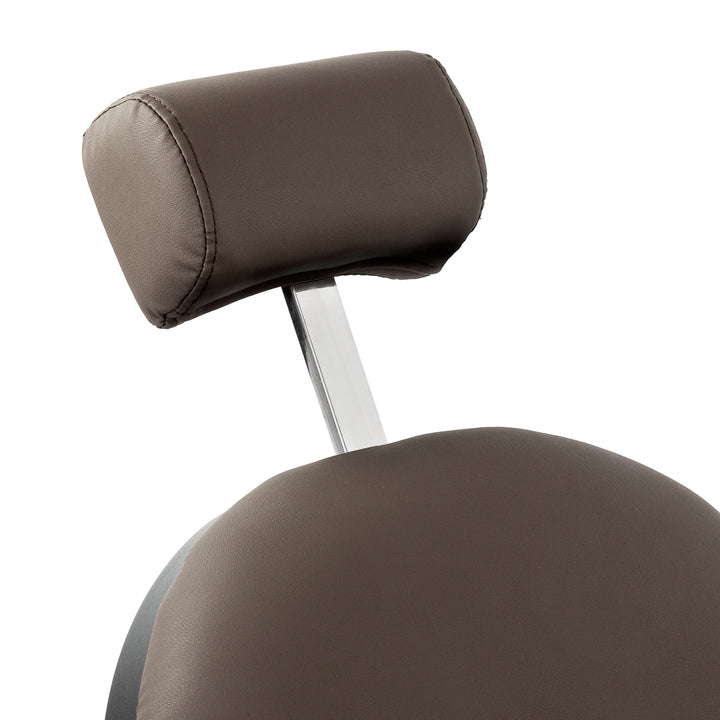 Fauteuil Barbier Gabbiano Niccolo Marron‑Noir sans Boutons - image 15