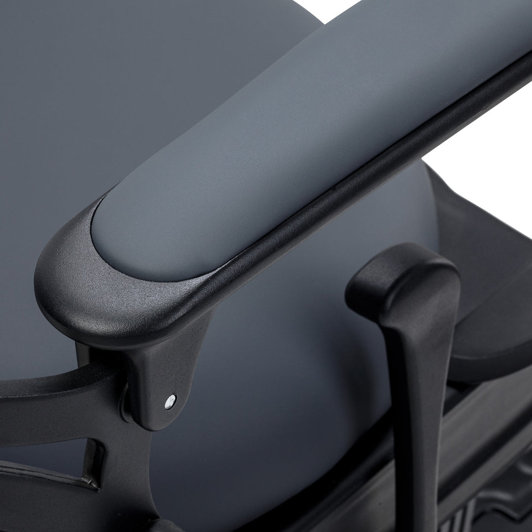 Fauteuil Barbier Gabbiano Niccolo Gris‑Noir sans Boutons - image 9