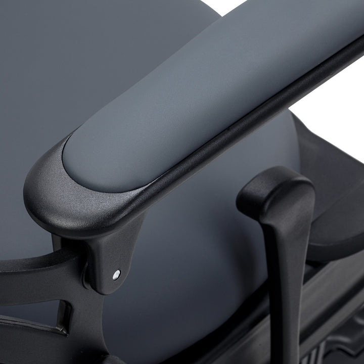 Fauteuil Barbier Gabbiano Niccolo Gris‑Noir sans Boutons - image 9