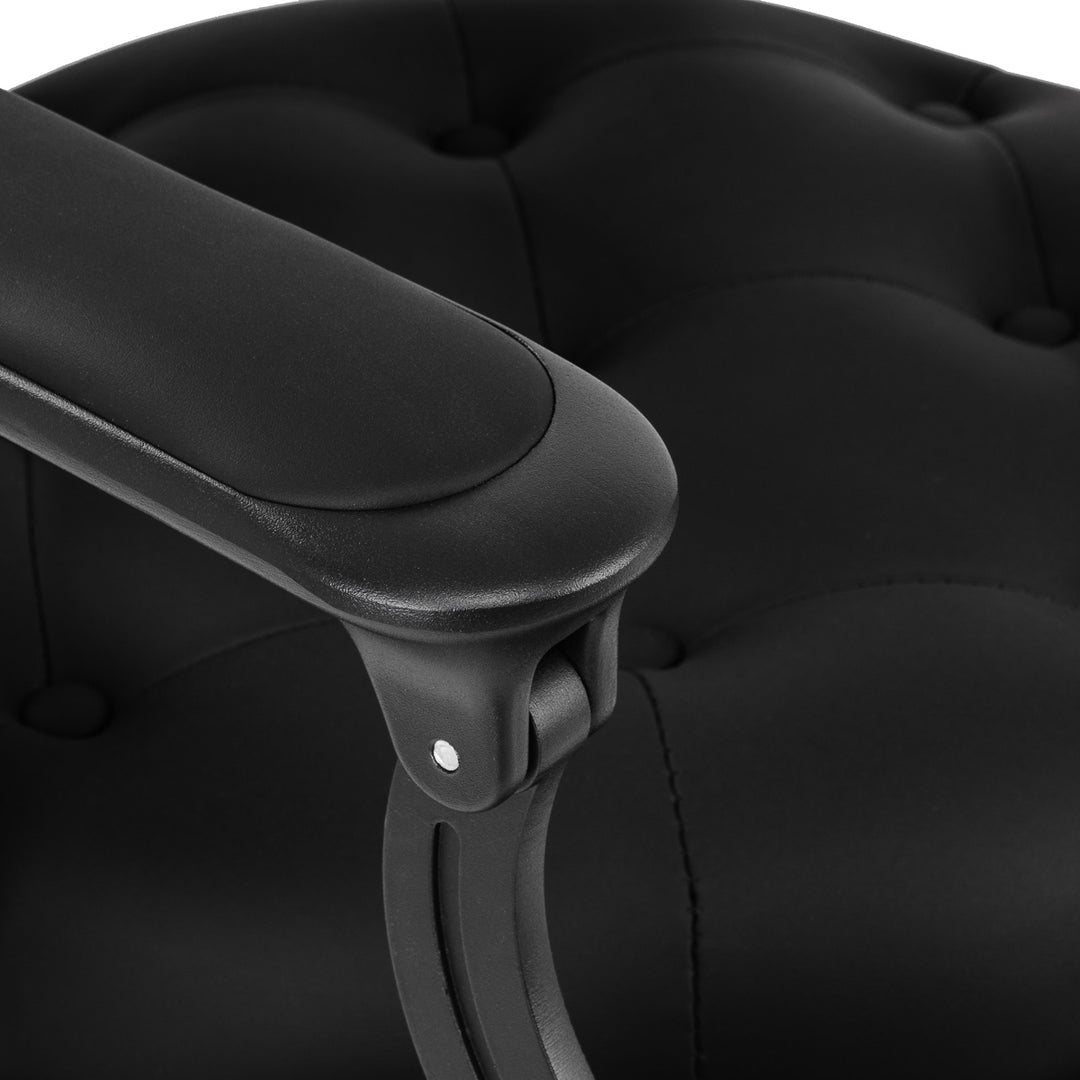 Fauteuil Barbier Gabbiano Niccolo Noir-Noir - image 9