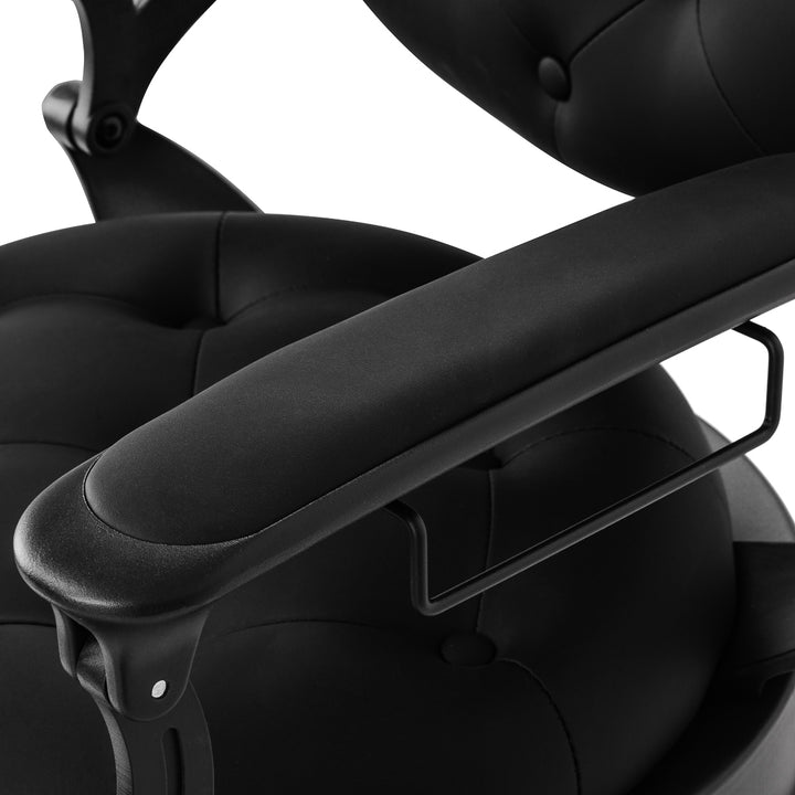 Fauteuil Barbier Gabbiano Niccolo Noir-Noir - image 10
