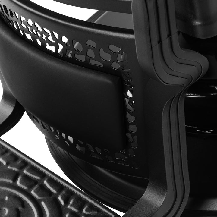 Fauteuil Barbier Gabbiano Niccolo Noir-Noir - image 11