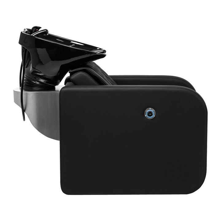 Unité de Lavage Gabbiano Sylvia avec Massage et Repose-jambes Électrique Noir 2