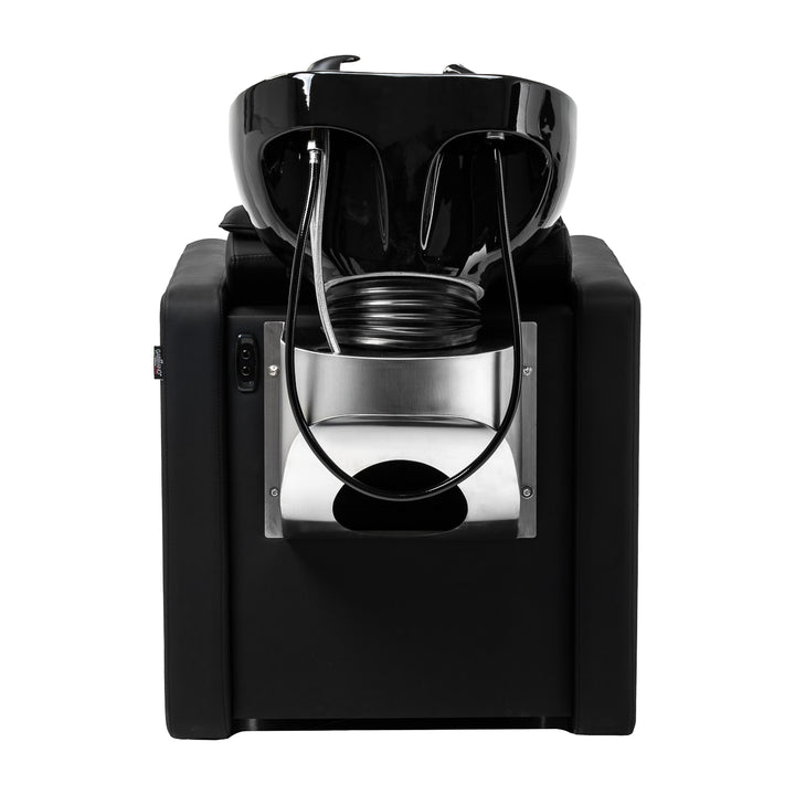 Unité de Lavage Gabbiano Sylvia avec Massage et Repose-jambes Électrique Noir 6