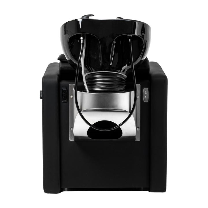 Bac Coiffeur Gabbiano Sylvia avec Massage et Repose-jambes Électrique Noir - image 6