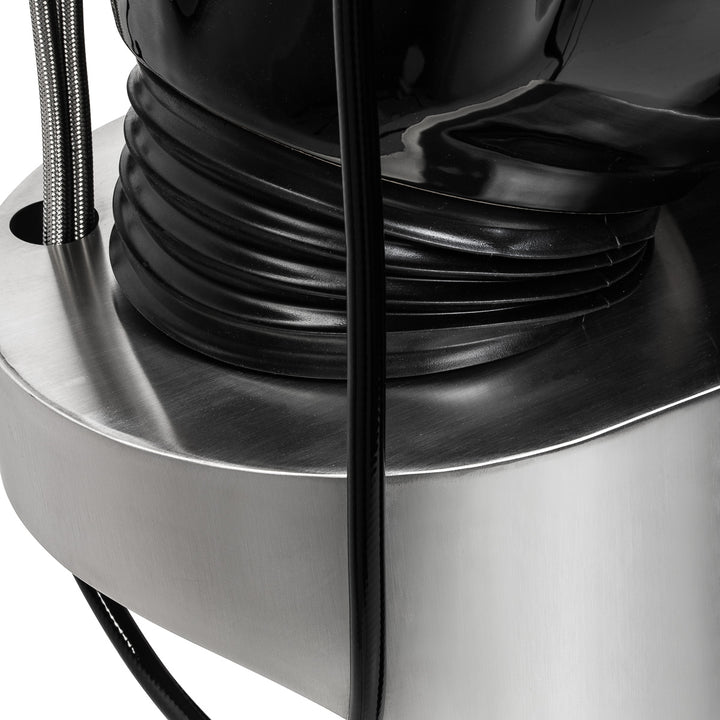 Unité de Lavage Gabbiano Sylvia avec Massage et Repose-jambes Électrique Noir 11