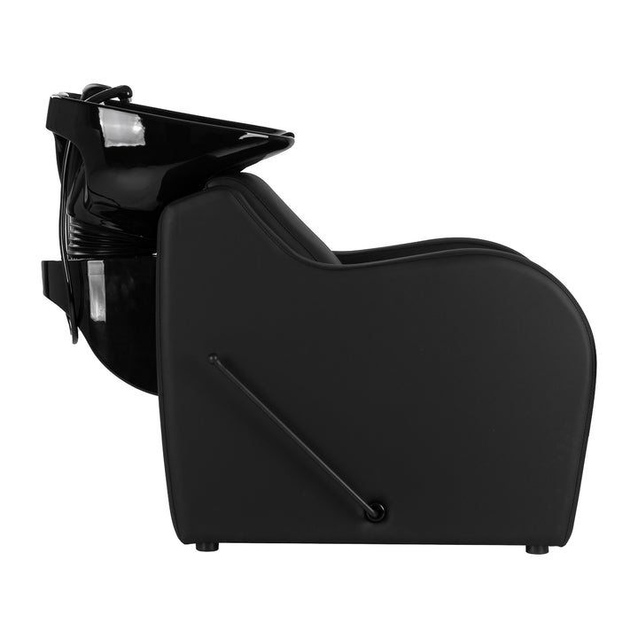 Unité de Lavage Gabbiano Carmen avec Repose-jambes Réglable Noir 3