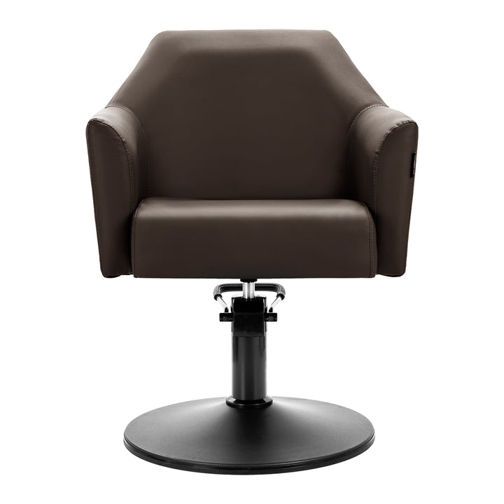 Fauteuil de Coiffeur Gabbiano Davos Brun