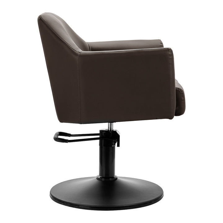 Fauteuil de Coiffeur Gabbiano Davos Brun