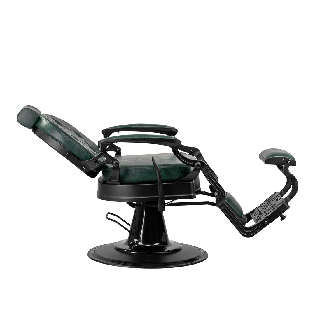 Fauteuil Barbier Gabbiano President Vert‑Noir - image 3
