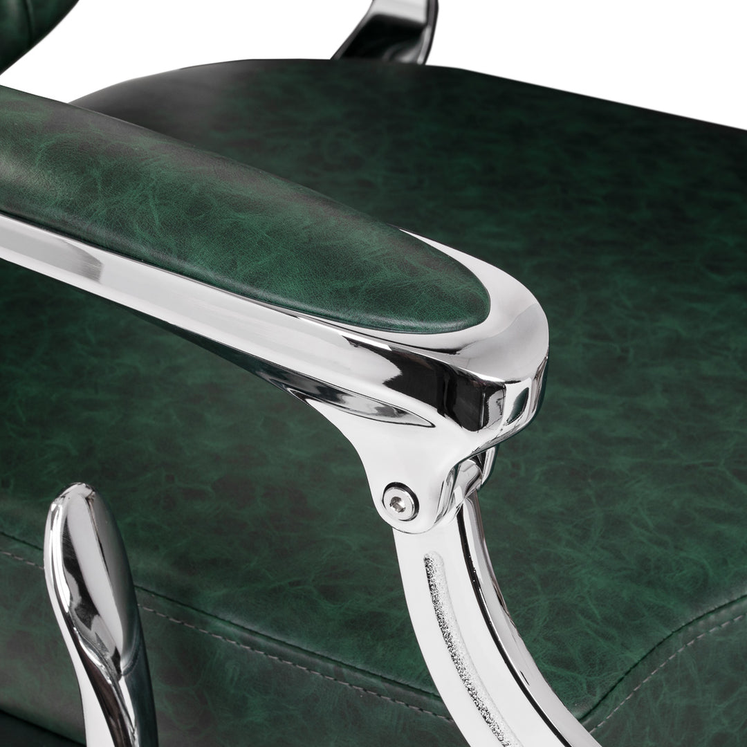 fauteuil de barbier gabbiano president vertchrome 6