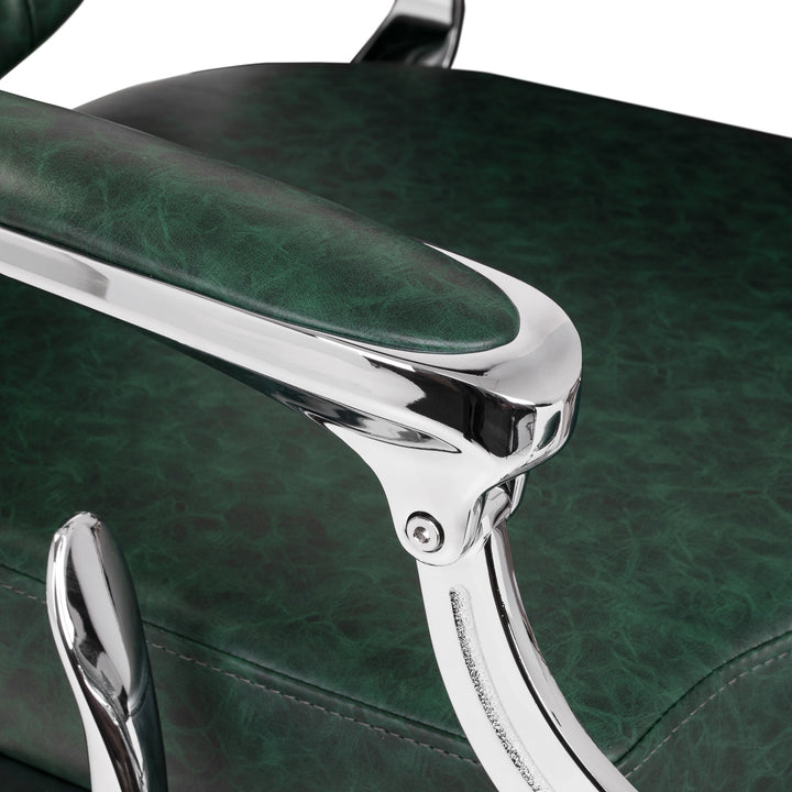 fauteuil de barbier gabbiano president vertchrome 6