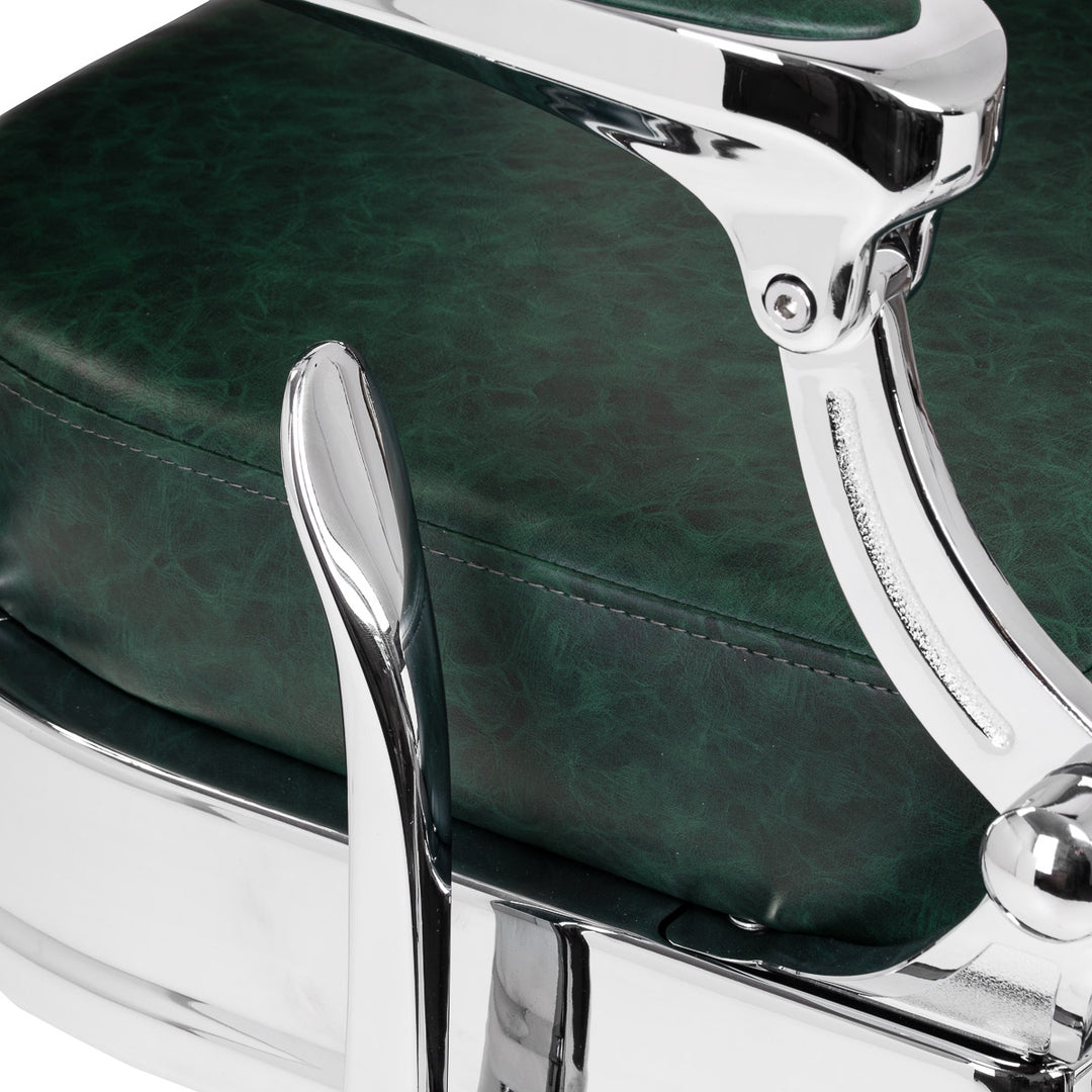 fauteuil de barbier gabbiano president vertchrome 9