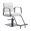 Fauteuil de Coiffeur Gabbiano Porto Blanc-Gris