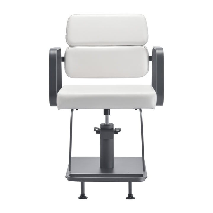 Fauteuil de Coiffeur Gabbiano Porto Blanc-Gris