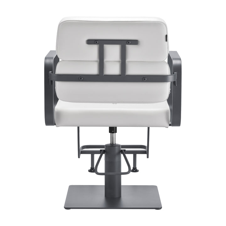 Fauteuil de Coiffeur Gabbiano Porto Blanc-Gris