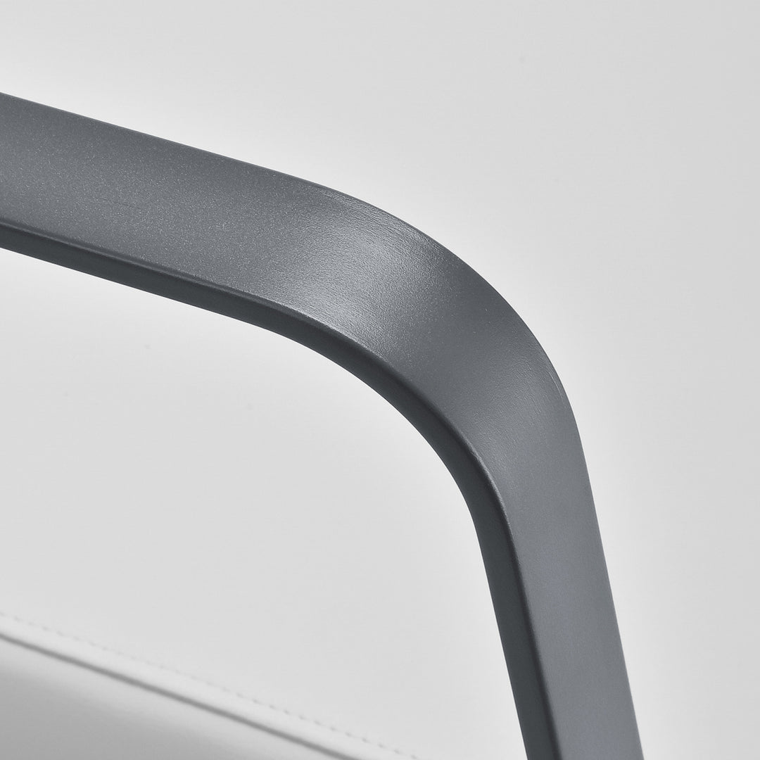 Fauteuil de Coiffeur Gabbiano Porto Blanc-Gris