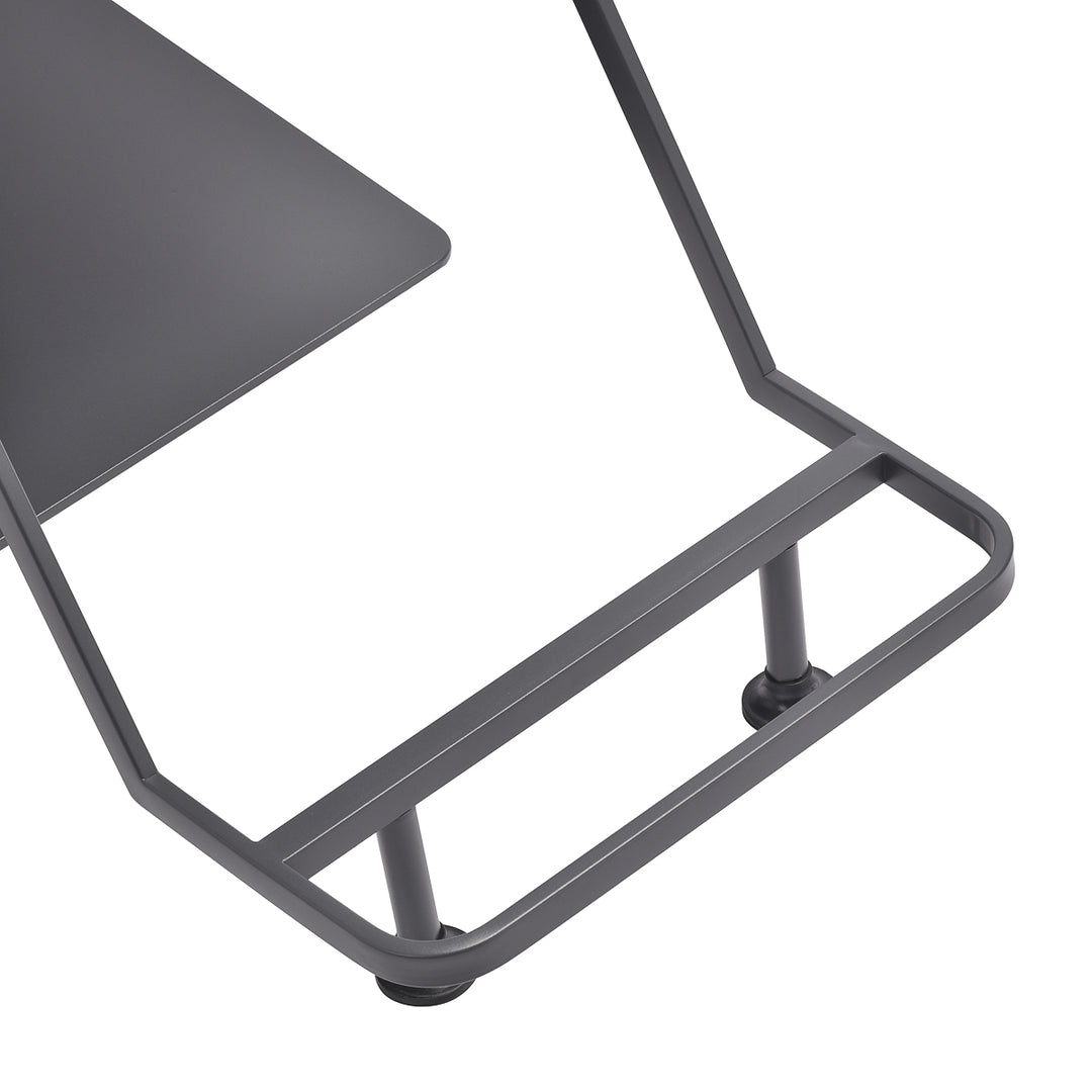 Fauteuil de Coiffeur Gabbiano Porto Blanc-Gris