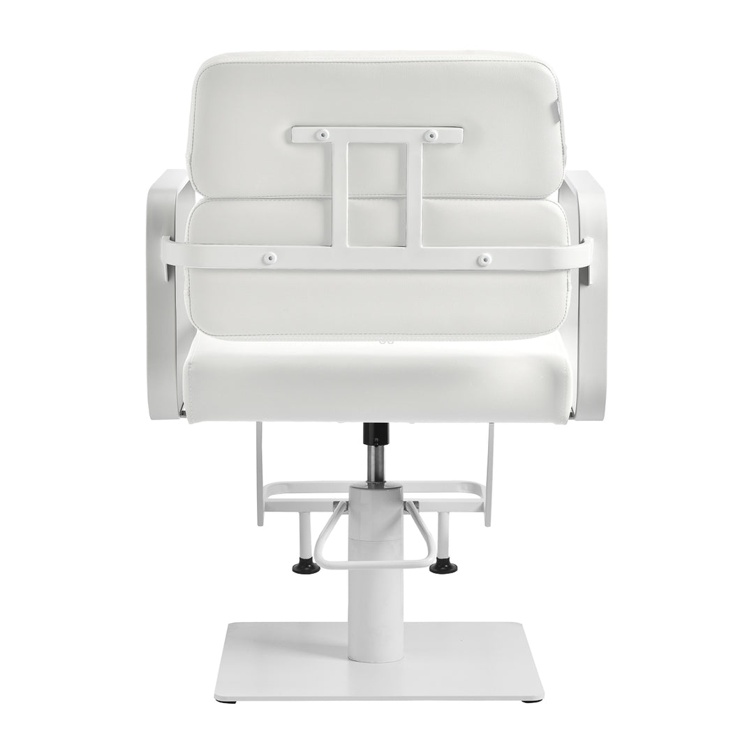Fauteuil de Coiffeur Gabbiano Porto Blanc-Blanc