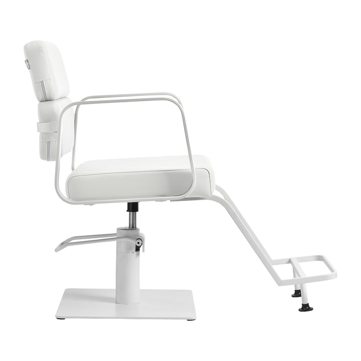 Fauteuil de Coiffeur Gabbiano Porto Blanc-Blanc