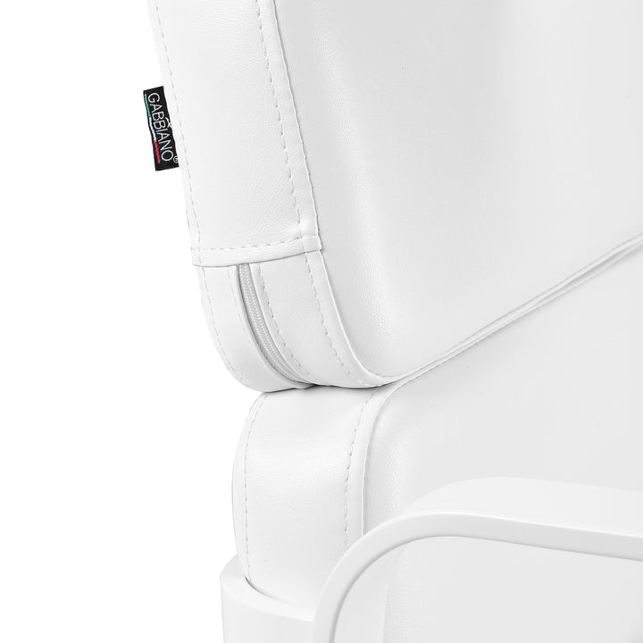 Fauteuil de Coiffeur Gabbiano Porto Blanc-Blanc
