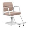 Fauteuil de Coiffeur Gabbiano Porto Beige-Blanc