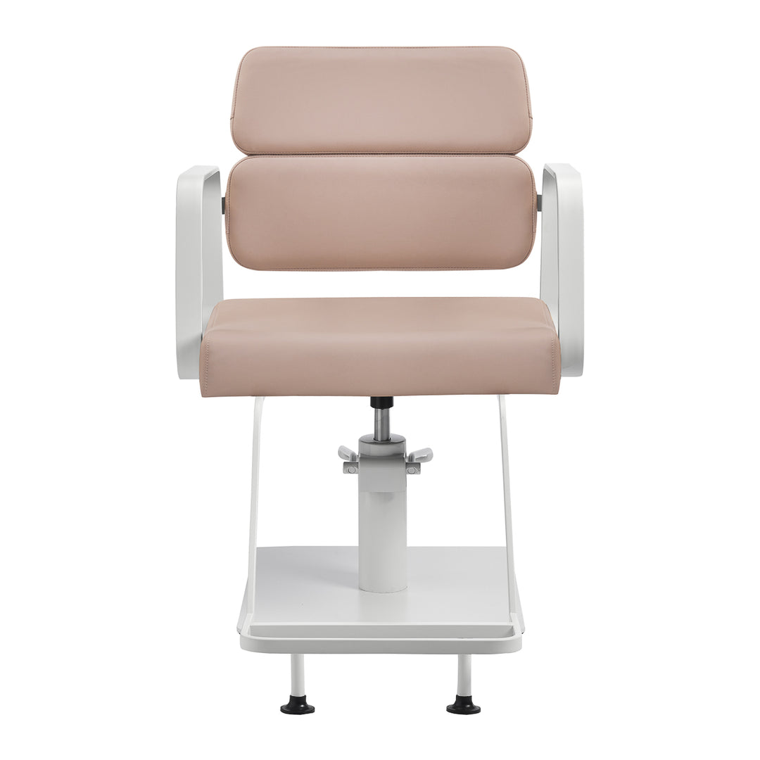 Fauteuil de Coiffeur Gabbiano Porto Beige-Blanc