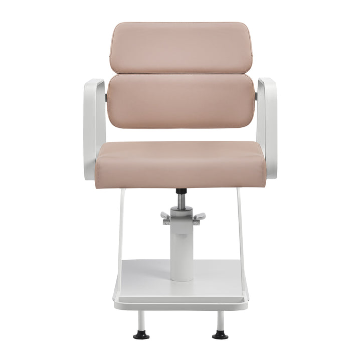 Fauteuil de Coiffeur Gabbiano Porto Beige-Blanc