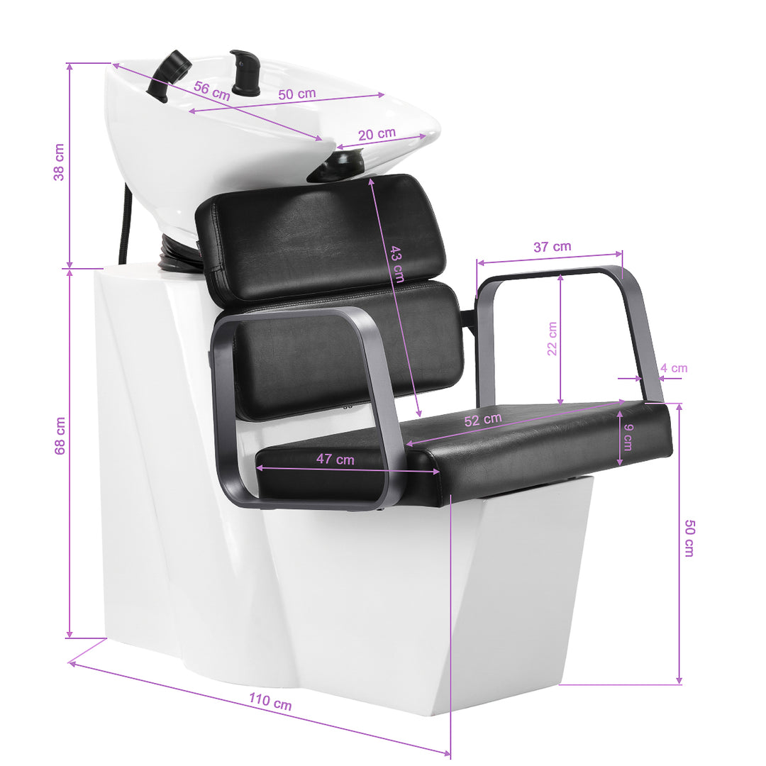 Bac Coiffeur Gabbiano Porto Gris-Noir - image 11