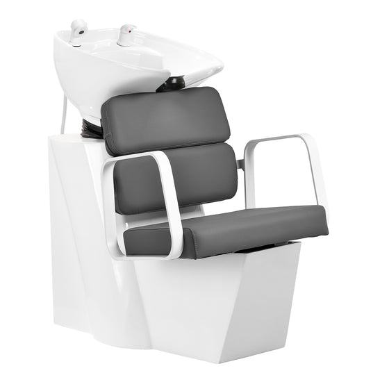 Bac Coiffeur Gabbiano Porto Blanc-Gris