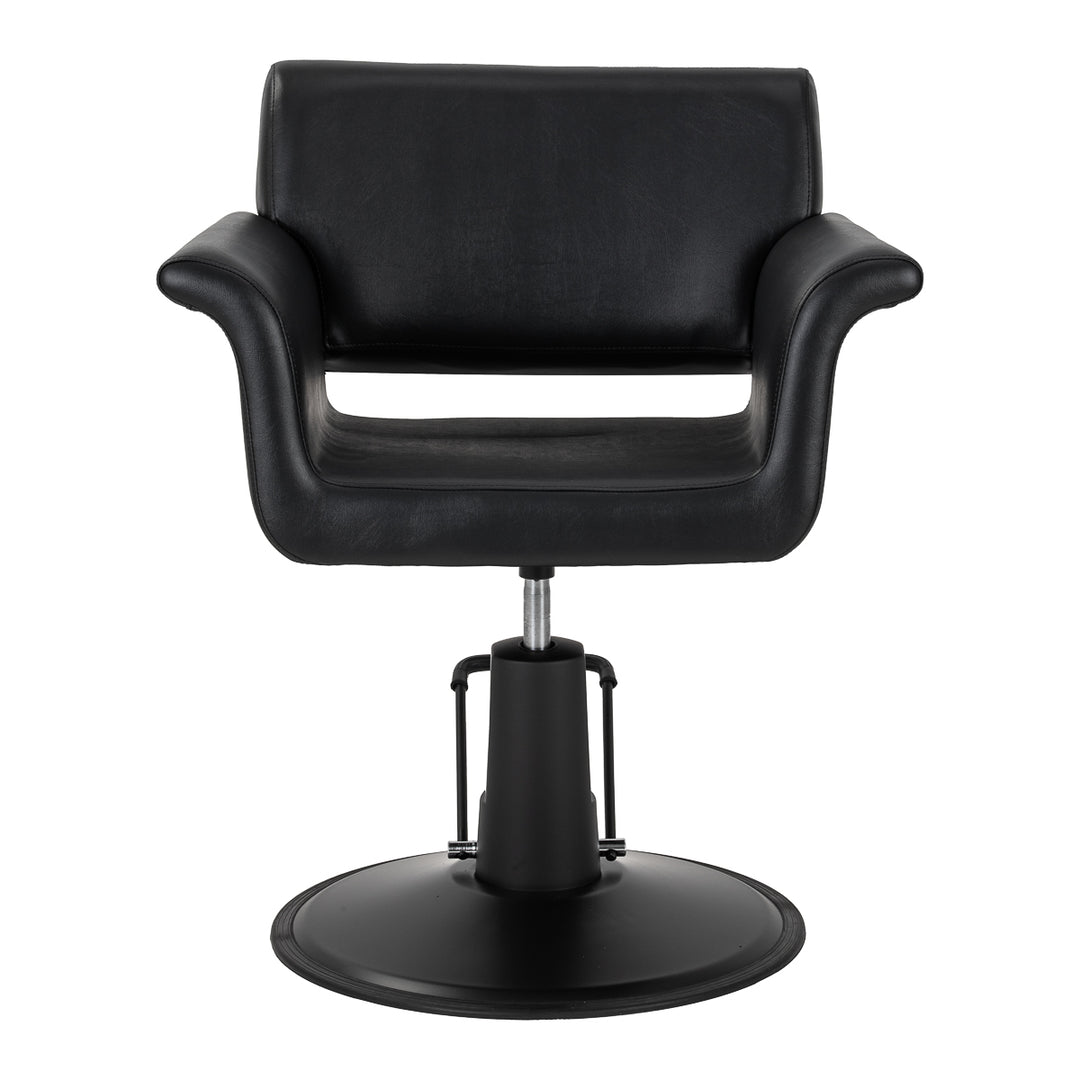 Fauteuil de Coiffeur Gabbiano Lucca Noir-Noir