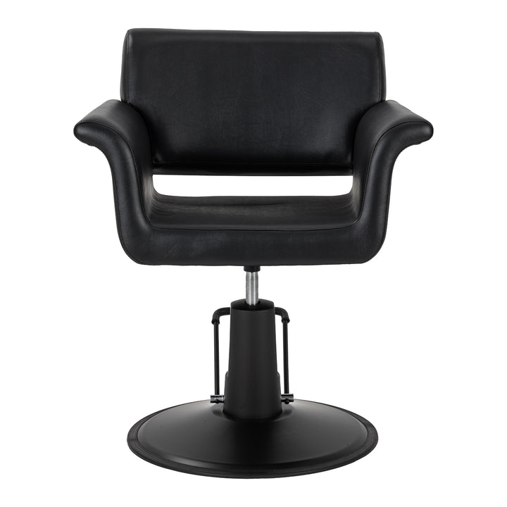 Fauteuil de Coiffeur Gabbiano Lucca Noir-Noir